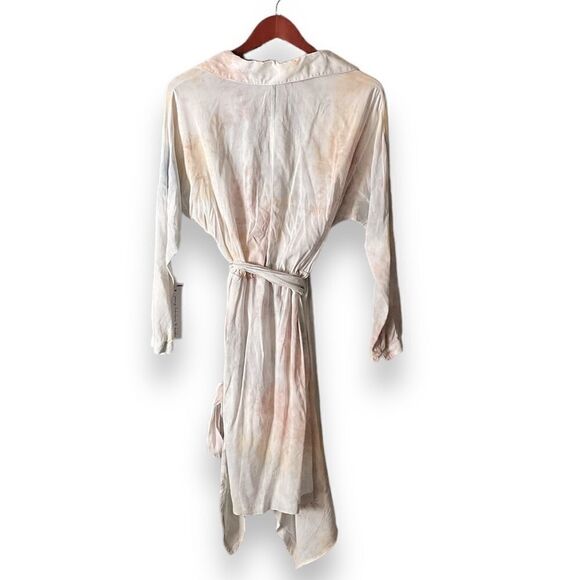 NWT Young Fabulous & Broke Raine Tie Dye Wrap Shirt Dress XSmall - Picture 4 of 10